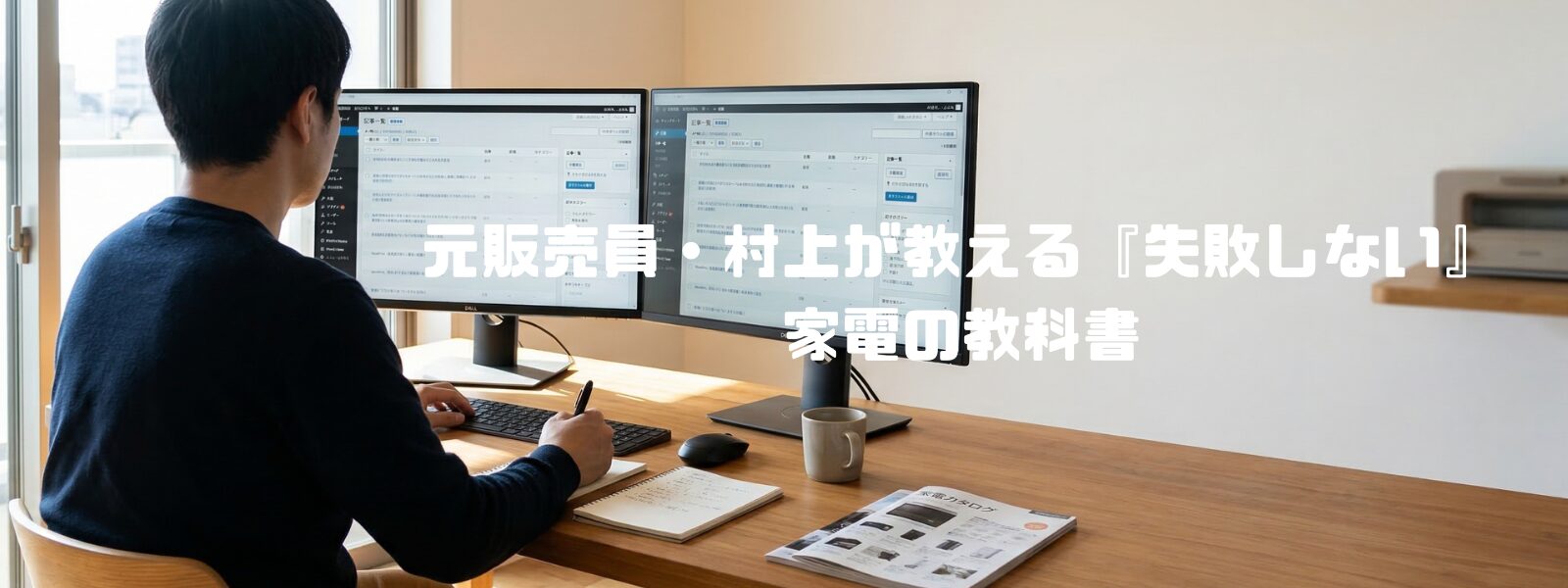 元販売員・村上が教える『失敗しない』家電の教科書